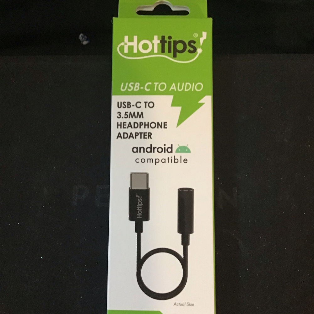 Hottips USB C to 3.5mm‎ Headphone Audio Adapter Android Compatible
